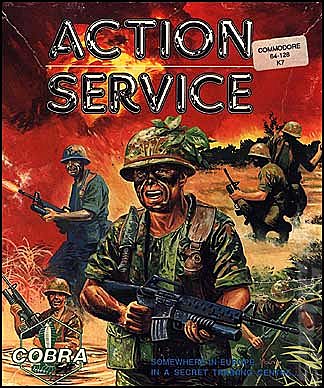 Action Service - C64 Cover & Box Art
