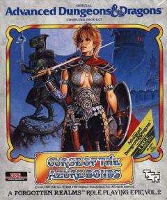 Advanced Dungeons and Dragons: Curse of the Azure Bonds - C64 Cover & Box Art