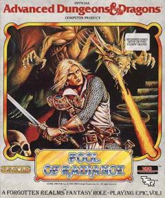 Advanced Dungeons and Dragons: Pool of Radiance - C64 Cover & Box Art