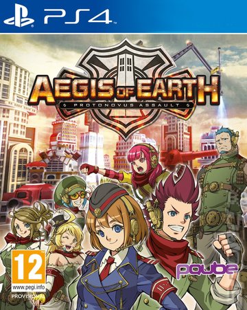 Aegis Of Earth: Protonovus Assault - PS4 Cover & Box Art