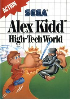 Alex Kidd in High Tech World - Sega Master System Cover & Box Art