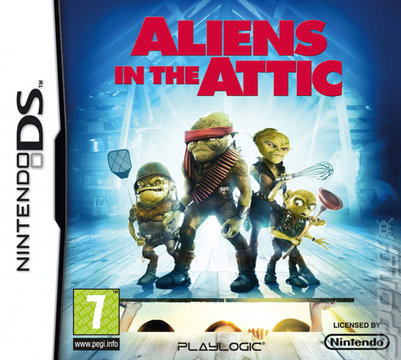 Aliens in the Attic - DS/DSi Cover & Box Art