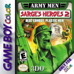 Army Men: Sarge's Heroes 2 - Game Boy Cover & Box Art