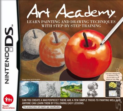 Art Academy: Learn Painting and Drawing Techniques with Step-by-Step Training - DS/DSi Cover & Box Art