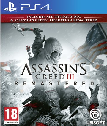 Assassin's Creed III Remastered - PS4 Cover & Box Art