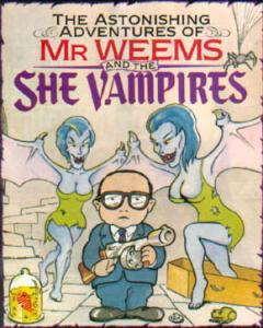 Astonishing Adventures of Mr. Weems and the She-Vampires - C64 Cover & Box Art