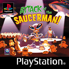Attack of the Saucerman - PlayStation Cover & Box Art