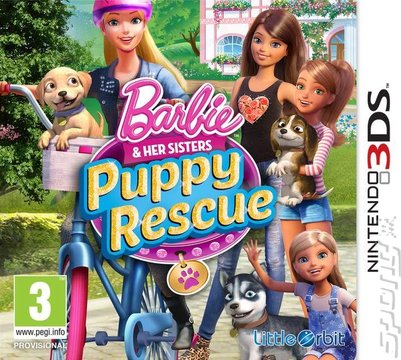Barbie and Her Sisters: Puppy Rescue - 3DS/2DS Cover & Box Art