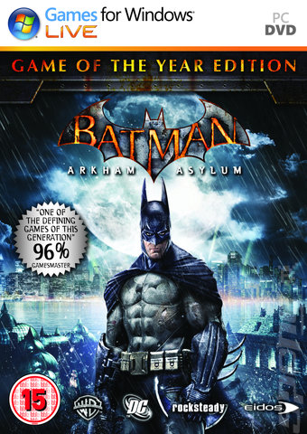 Batman: Arkham Asylum: Game of the Year Edition - PC Cover & Box Art