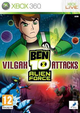 Ben 10 Alien Force: Vilgax Attacks - Xbox 360 Cover & Box Art