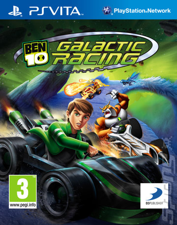Ben 10 Galactic Racing - PSVita Cover & Box Art