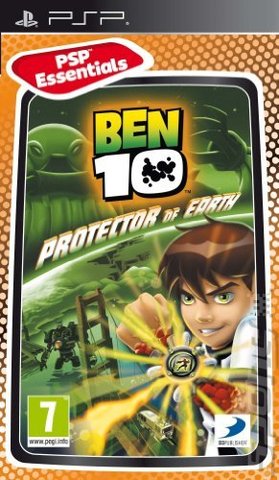 Ben 10: Protector of Earth - PSP Cover & Box Art