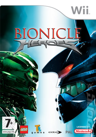 Bionicle Heroes - Wii Cover & Box Art