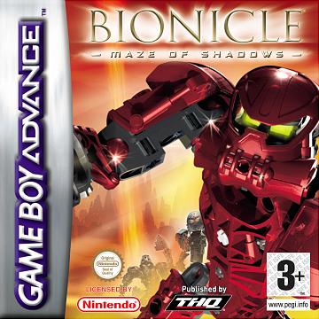 Bionicle: Maze of Shadows - GBA Cover & Box Art