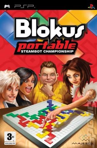 Blokus Portable: Steambot Championship - PSP Cover & Box Art