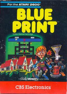 Blue Print - Atari 2600/VCS Cover & Box Art