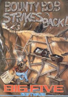Bounty Bob Strikes Back - C64 Cover & Box Art