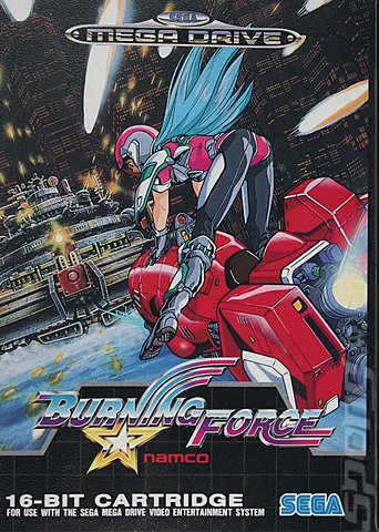 Burning Force - Sega Megadrive Cover & Box Art