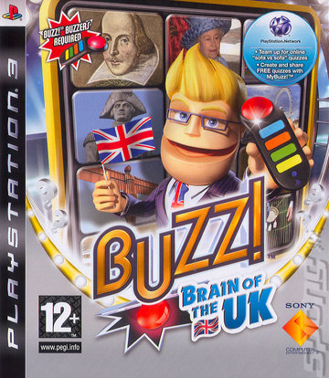 Buzz!: Brain of the UK - PS3 Cover & Box Art
