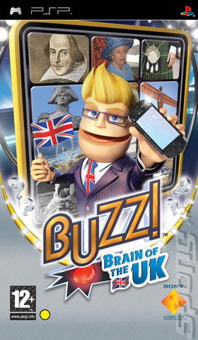 Buzz!: Brain of the UK - PSP Cover & Box Art