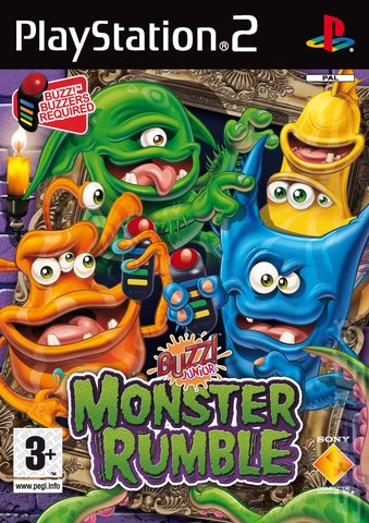 Buzz! Junior: Monster Rumble - PS2 Cover & Box Art