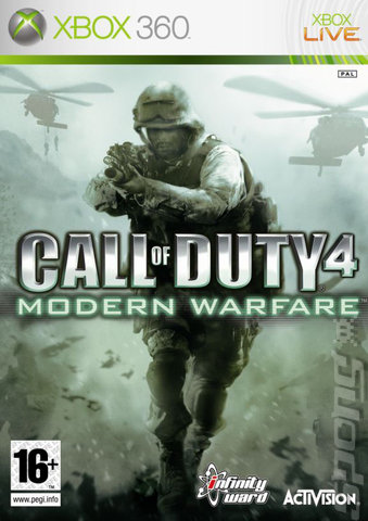 Call of Duty 4: Modern Warfare - Xbox 360 Cover & Box Art