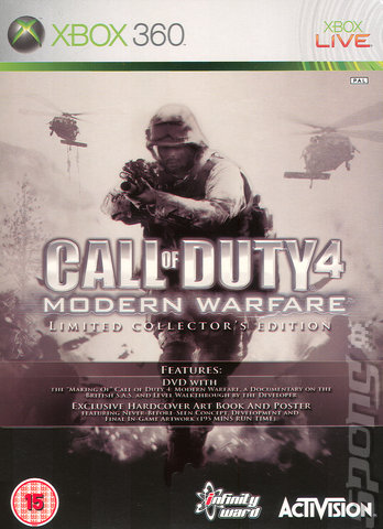 Call of Duty 4: Modern Warfare - Xbox 360 Cover & Box Art