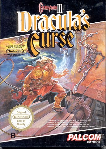 Castlevania 3: Dracula's Curse - NES Cover & Box Art