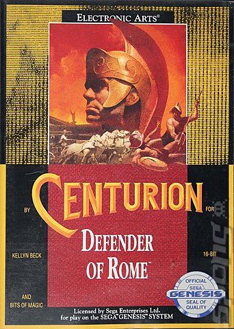 Centurion Defender of Rome - Sega Megadrive Cover & Box Art