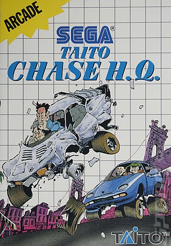 Chase H.Q. - Sega Master System Cover & Box Art