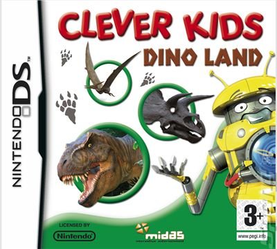 Clever Kids: Dino Land - DS/DSi Cover & Box Art