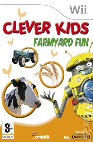 Clever Kids: Farmyard Fun - Wii Cover & Box Art
