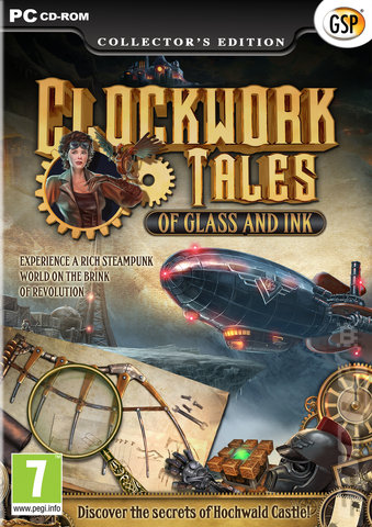 Clockwork Tales: Of Glass and Ink - PC Cover & Box Art