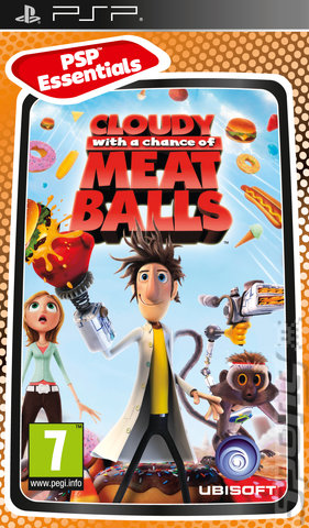 Cloudy With a Chance of Meatballs - PSP Cover & Box Art