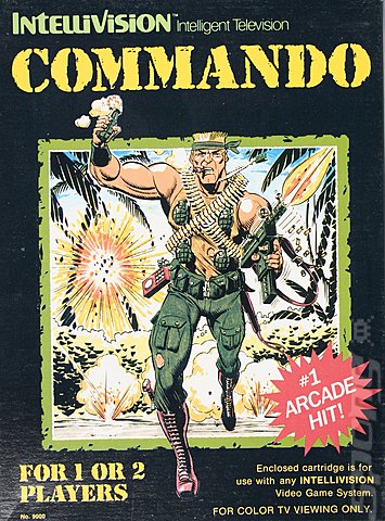 Commando - Intellivision Cover & Box Art