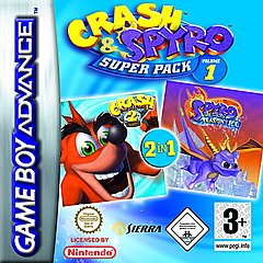 Crash and Spyro SuperPack Volume 1: Crash N-Tranced and Spyro: Season of Ice (GBA)