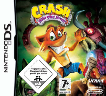 Crash Bandicoot: Mind Over Mutant - DS/DSi Cover & Box Art