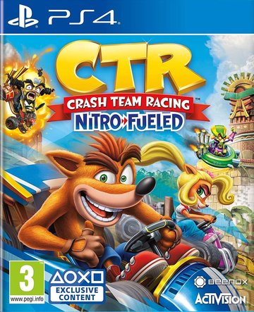 Crash Team Racing Nitro-Fueled - PS4 Cover & Box Art