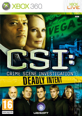 CSI: Deadly Intent - Xbox 360 Cover & Box Art