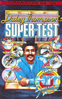 Daley Thompson's Super-Test - C64 Cover & Box Art