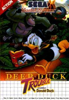 Disney's Deep Duck Trouble - Sega Master System Cover & Box Art