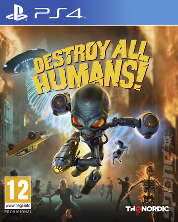 Destroy All Humans! - PS4 Cover & Box Art