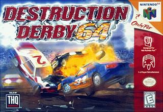 Destruction Derby - N64 Cover & Box Art