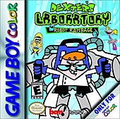 Dexter's Laboratory: Robot Rampage - Game Boy Color Cover & Box Art