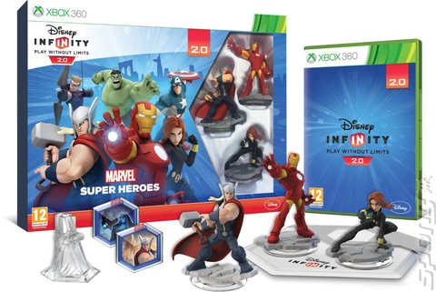 Disney Infinity 2.0: Marvel Superheroes - Xbox 360 Cover & Box Art
