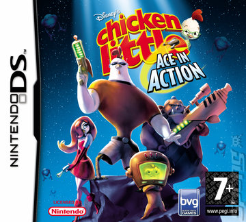 Disney's Chicken Little: Ace in Action - DS/DSi Cover & Box Art