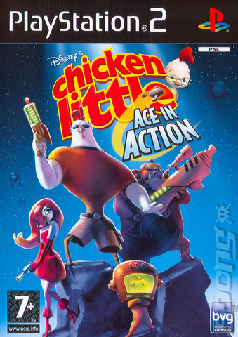 Disney's Chicken Little: Ace in Action - PS2 Cover & Box Art