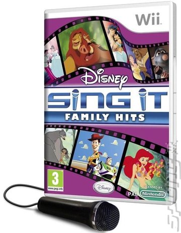 Disney Sing It: Family Hits - Wii Cover & Box Art