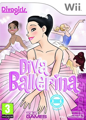 Diva Girls: Diva Ballerina - Wii Cover & Box Art