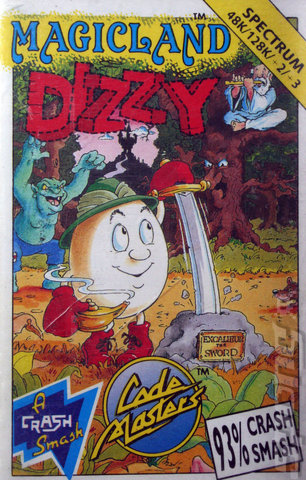 Dizzy 4: Magicland Dizzy - Spectrum 48K Cover & Box Art